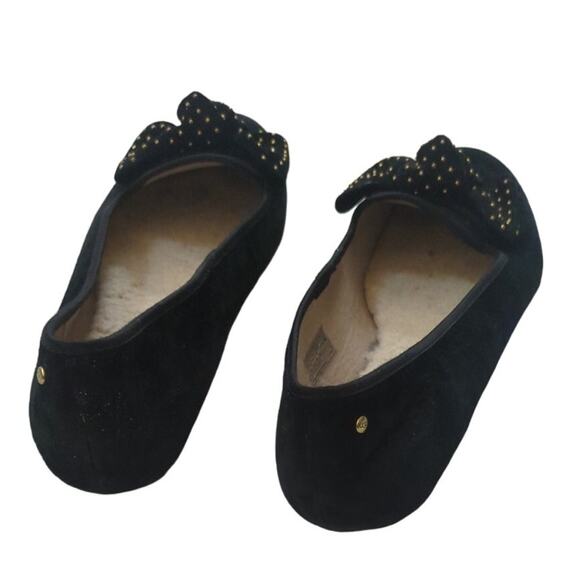 UGG Bow suede slippers with gold details - Picture 4 of 4